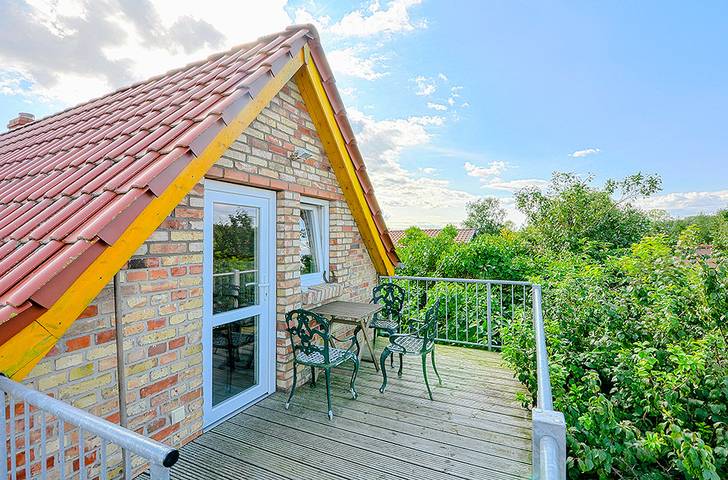 Ferienwohnung für 4 Personen, mit Balkon und Terrasse sowie Garten in Neubukow-Salzhaff