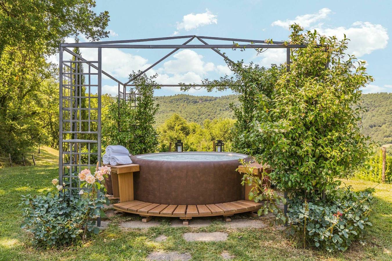 Villa für 10 Personen mit Balkon in Monterchi, Valtiberina