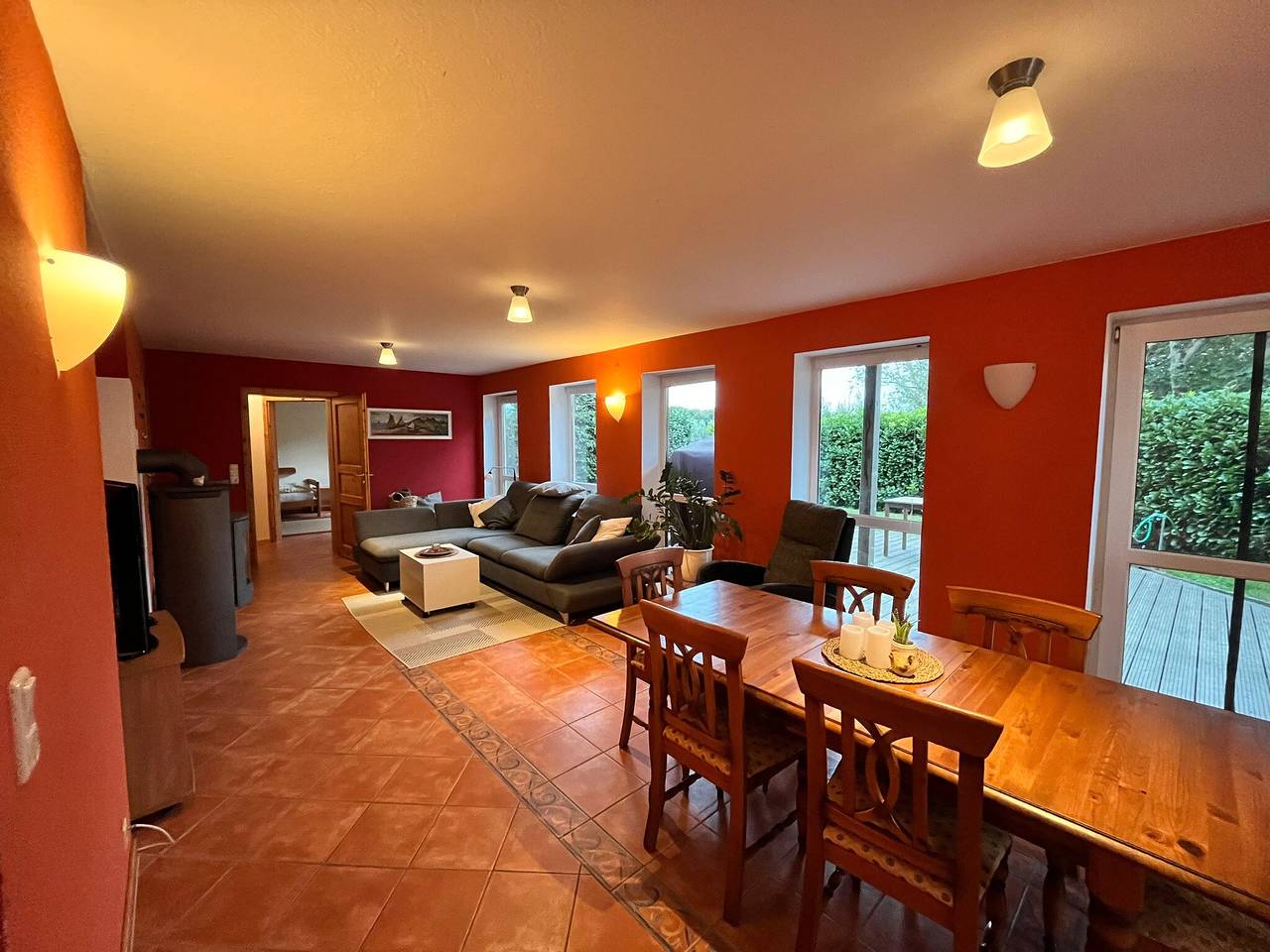 Ganze Wohnung, Ferienwohnung 'Cattle Barn - Leben Auf Dem Hof' mit Meerblick, privater Terrasse und Wlan in Tröndel, Südliche Ostseeküste