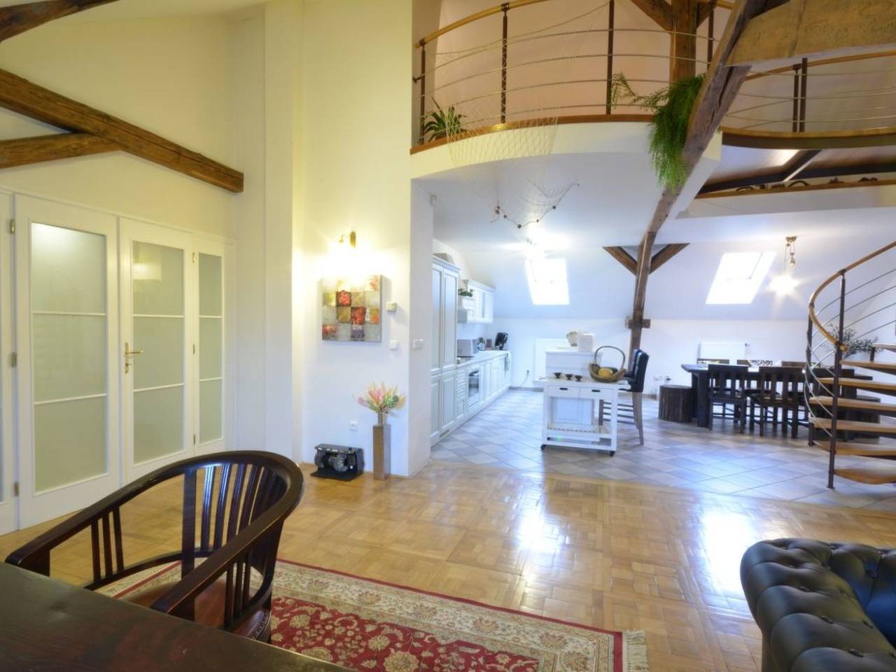 Geheel appartement, Apartment mit Waschmaschine und Geschirrspüler in Staré Město, Praag