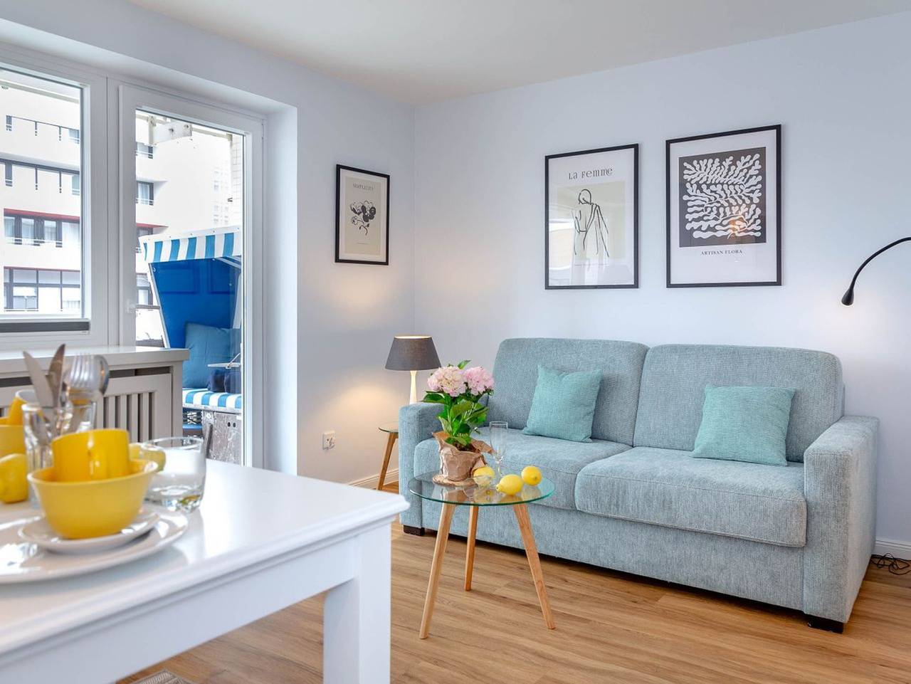 Ganze Ferienwohnung, Andreas-Dirks-Straße 1 - Strandkönig 3 - Direkte Strandlage, mod. 1 Zimmerap. mit Balkon in Westerland, Sylt (Gemeinde)