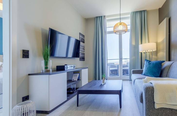 Ferienwohnung für 3 Personen, mit Sauna und Seeblick sowie Terrasse in Wustrow