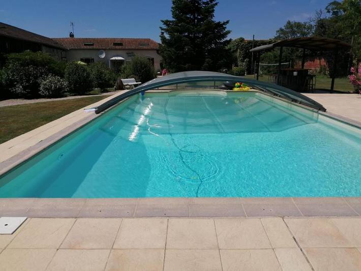 Location de vacances pour 11 personnes, avec piscine ainsi que vue et jardin, animaux acceptés à Saint-Justin (Gers) - 3