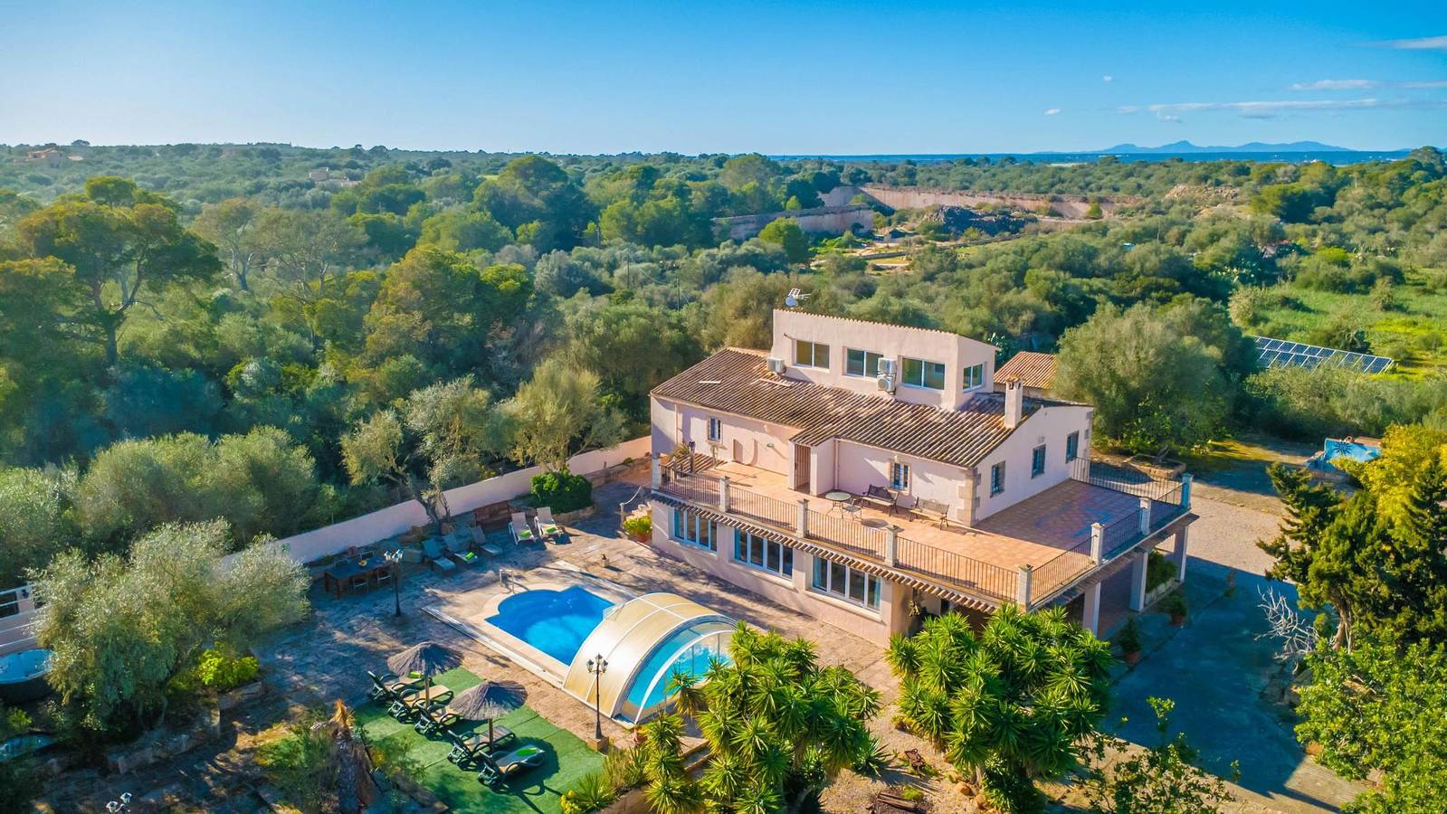 Can Somni - Charmantes Haus, 10 Minuten vom Strand entfernt, mit privatem Pool und kostenloses Wlan in Ses Salines, Mallorcas Küste