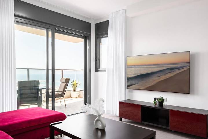 Gîte pour 9 personnes, avec balcon et vue à Ashdod - 4