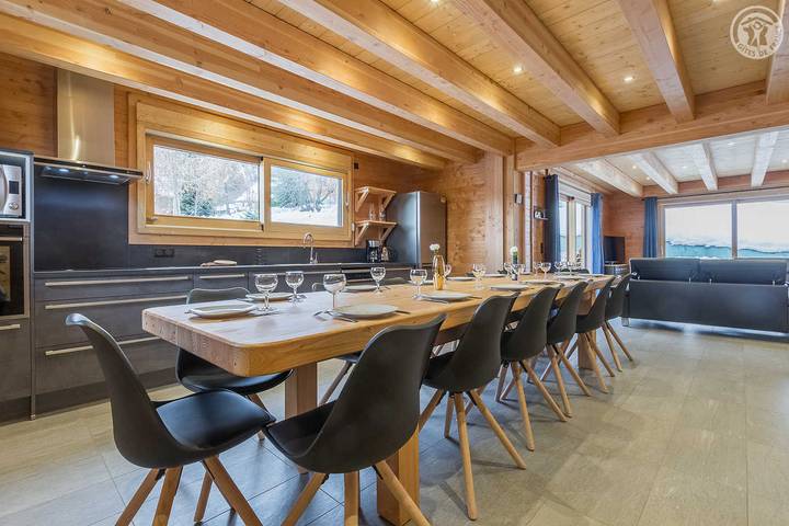 Chalet pour 15 personnes, avec terrasse dans Les Sybelles - 4