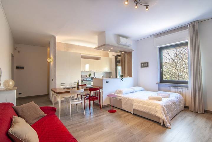 Apartamento de vacaciones para 3 personas, con balcón en Verona