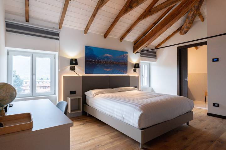 Pension voor 4 personen aan het Comomeer