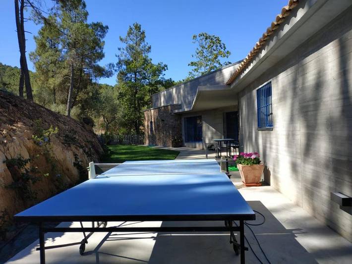 Casa rural para 14 personas, con piscina además de vistas y jardín, Se admiten mascotas en Tentudía - 3