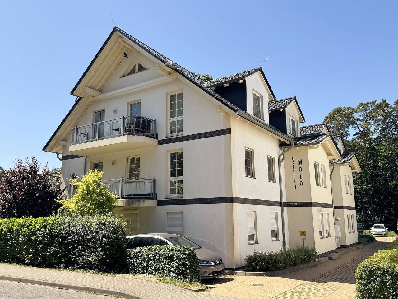Ganze Ferienwohnung, Csp: Villa Mara Whg. 06 mit Balkon in Baabe, Rügen