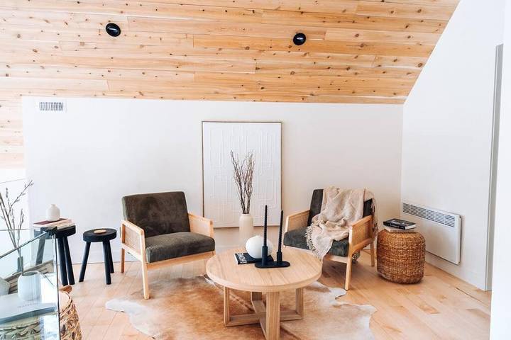 Gîte pour 8 personnes, avec jacuzzi et jardin, animaux acceptés dans Saint Donat De Montcalm - 4