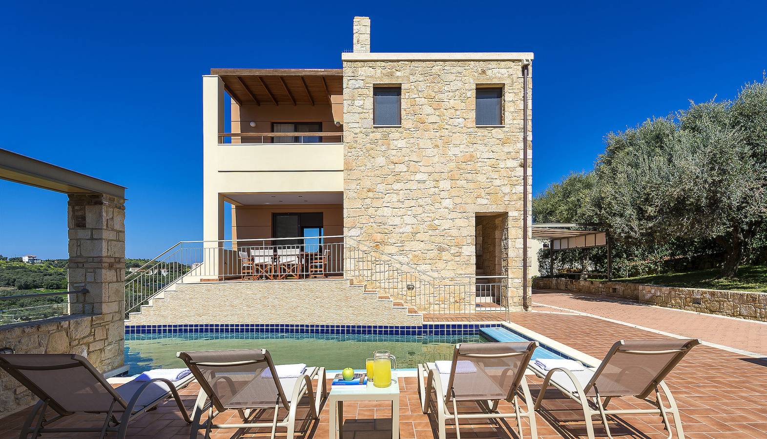 Villa 'Margarita's 3' with Sea View, Wi-Fi and Air Conditioning in Agia (Chania), Chania region