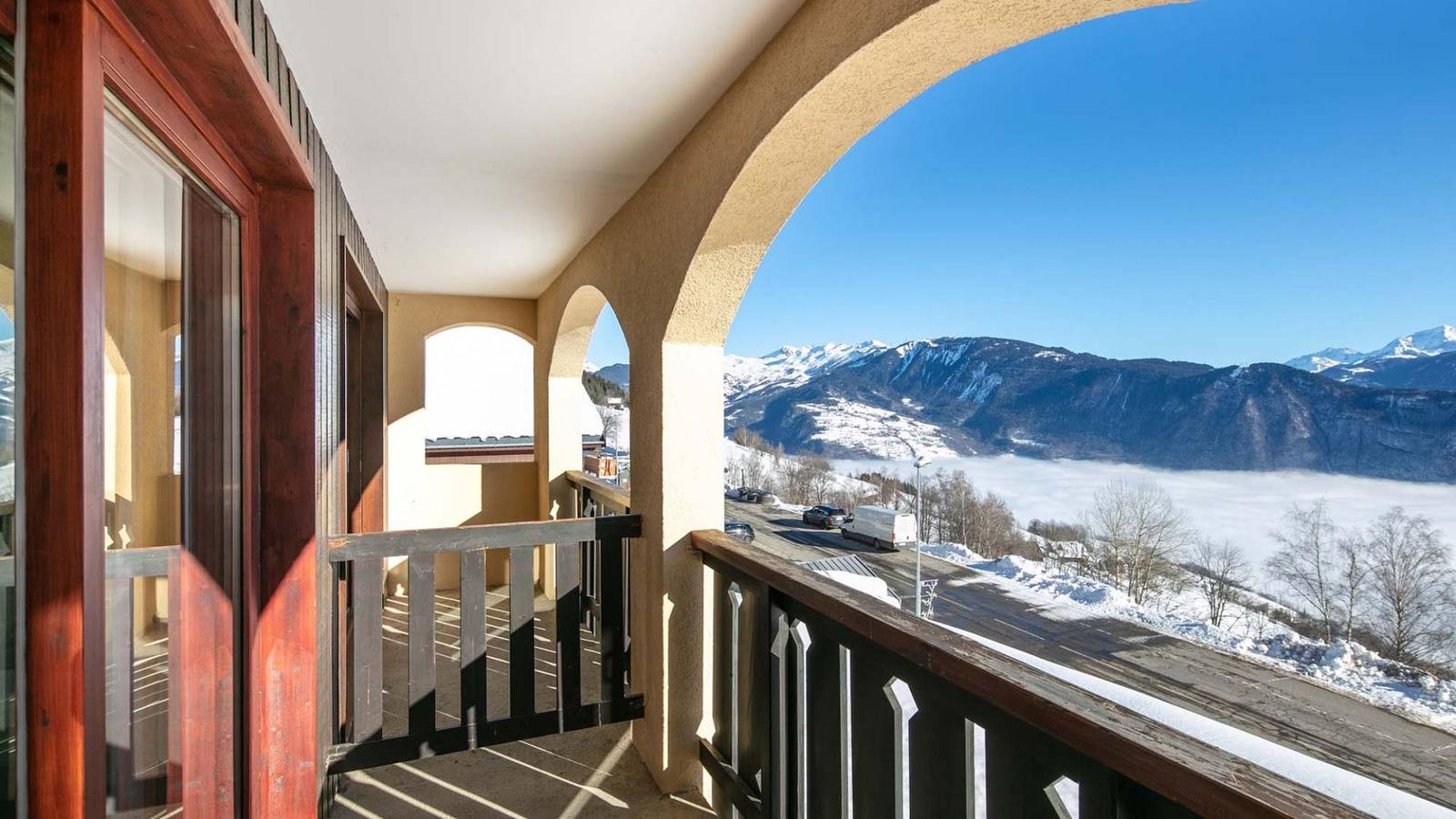 Appartement entier, Appartement de vacances pour 5 personnes avec piscine in Doucy, La Léchère