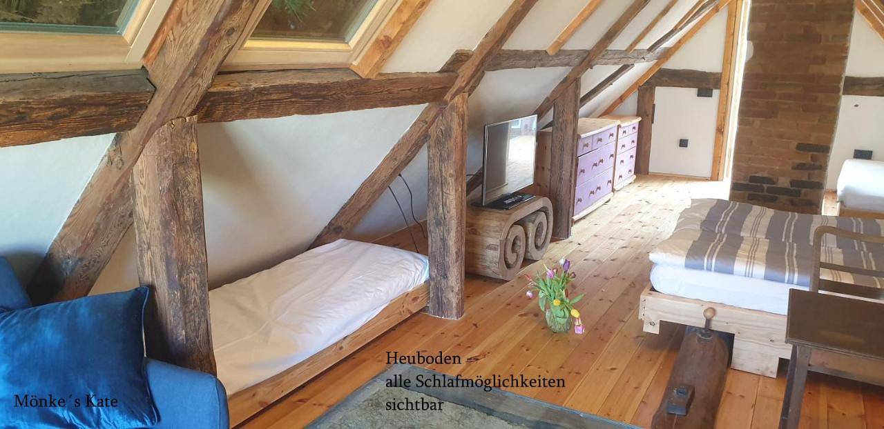 Mönkes Kate und Meer in Mönkebude, Vorpommern Greifswald