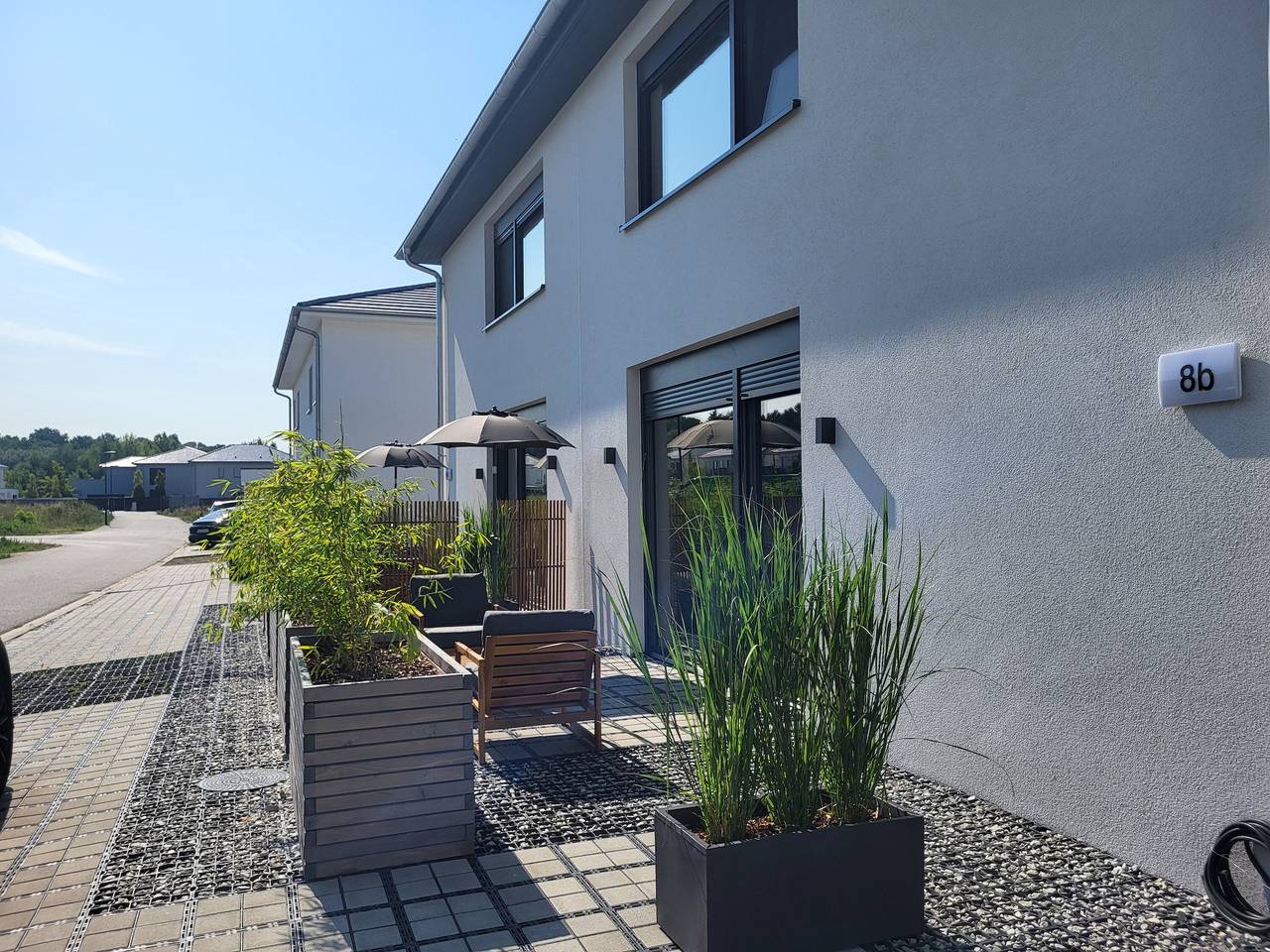 Ganze Wohnung, Apartment 'Schlossterrassen 8b' mit privater Terrasse, Gemeinschaftsgarten und Wlan in Pouch, Muldestausee