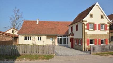 Ferienhaus für 2 Personen, mit Garten und Terrasse, mit Haustier in Colmberg