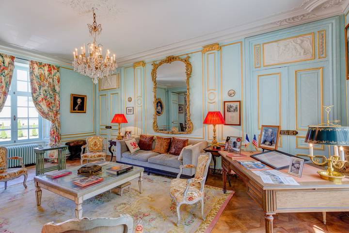 Château pour 15 personnes, avec terrasse ainsi que jardin et piscine en Normandie - 4