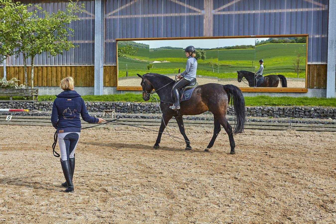 Urlaubsreiterhof Trunk - Ferienwohnung Heinrichsruhe mit zwei Schlafzimmern und Balkon in Igersheim, Taubertal