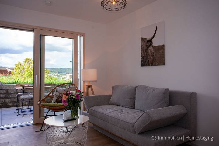 Ferienwohnung für 2 Personen, mit Terrasse und Seeblick in Bodman-Ludwigshafen