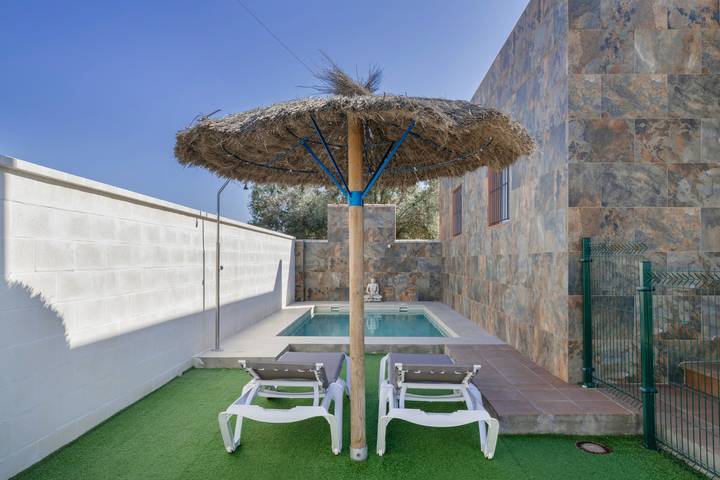 Casa Los Lunares: Ferienhaus mit privatem Pool in Conil de la Frontera in Conil de la Frontera, Costa de la Luz
