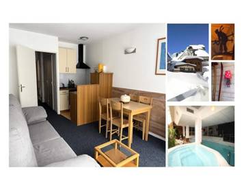 Chalet pour 4 personnes, avec piscine, animaux acceptés dans Gourette