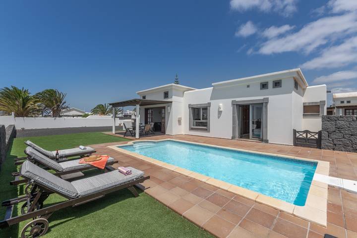 Ferienwohnung für 6 Personen, mit Garten in Playa Blanca