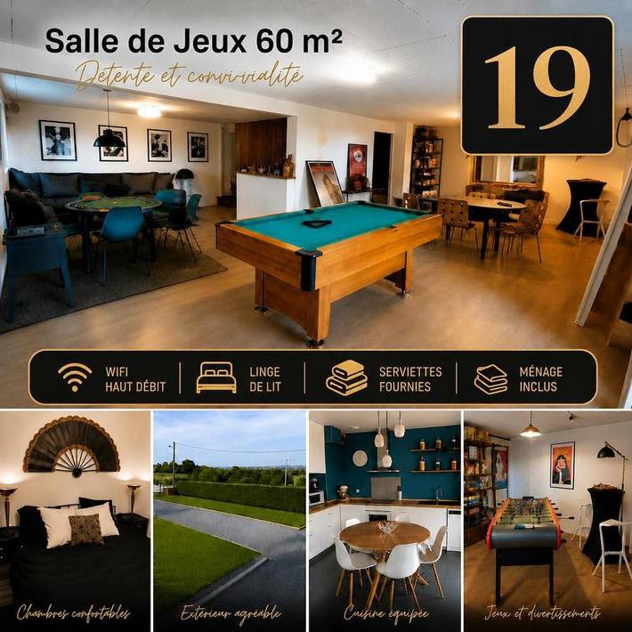 Maison de vacances pour 8 personnes, avec Balcon et Terrasse ainsi que Jardin et Vue