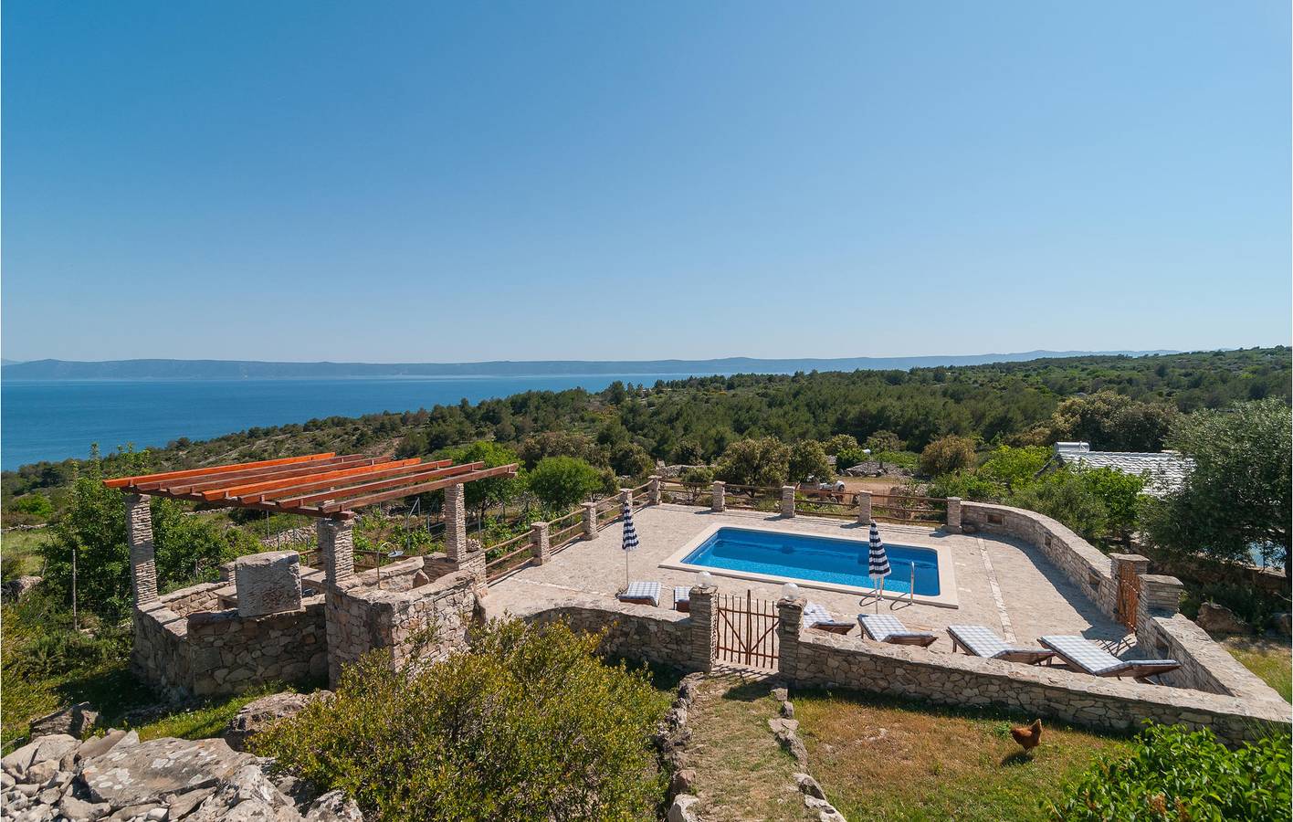 Ferienhaus für 4 Personen mit Terrasse in Selca, Povlija, Selca und Sumartin