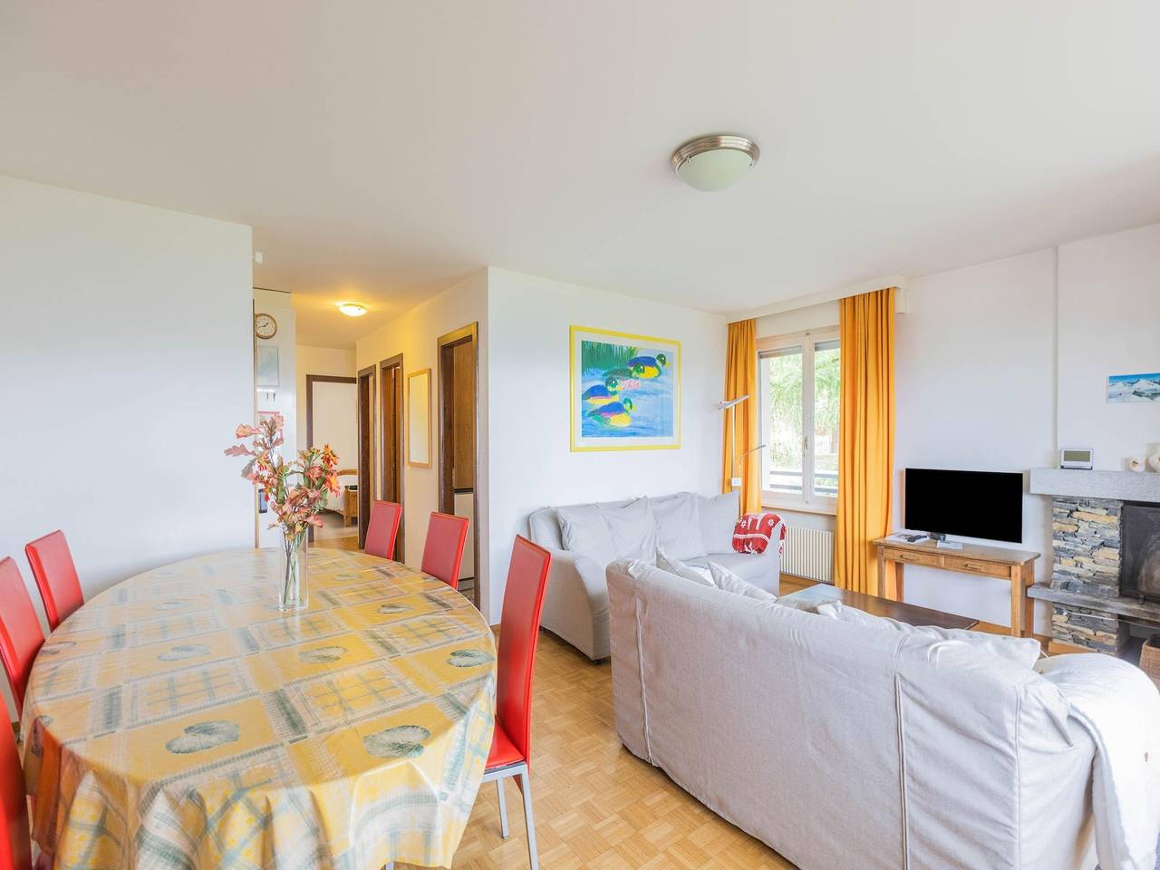 Geheel appartement, Vakantieappartement voor 6 personen met terras in Randogne, Sion - Sierre & omgeving