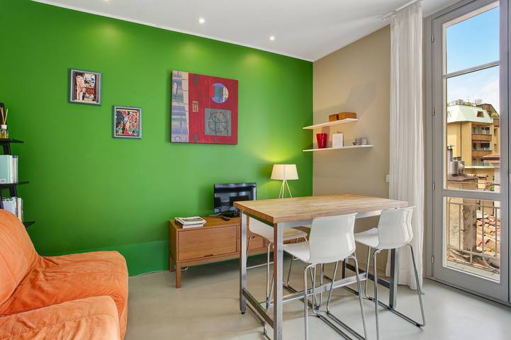 Apartament wakacyjny dla 4 osób, z balkon w Como