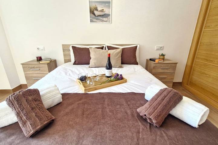 Entire apartment, Adapted For People With Reduced Mobility And Has An Articulated Bed. in Mondariz, Pontevedra Province