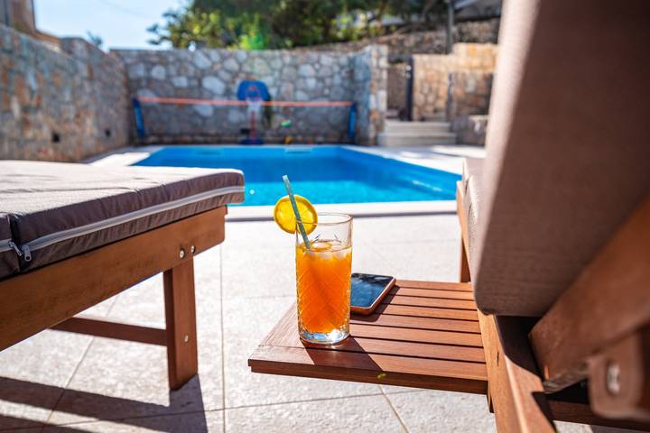 Casa di vacanza in Lukoran con vista mare, terrazzo, Climatizzazione, WIFI (4200-1) in Lukoran, Isola di Ugljan