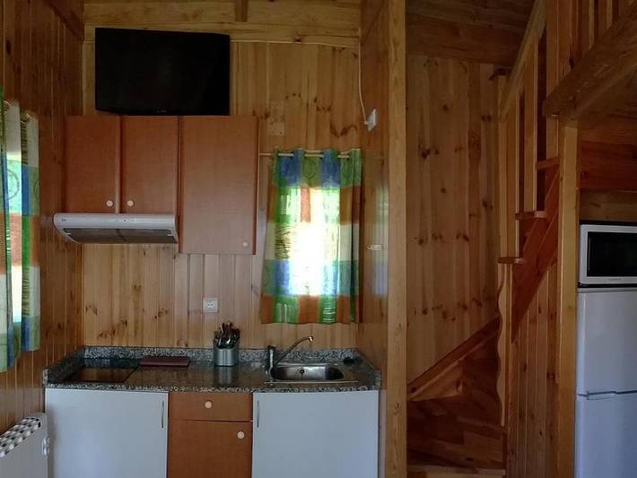 Camping La Soleia d'Oix - Bungalow 6 personen in Montagut i Oix, Garrotxa