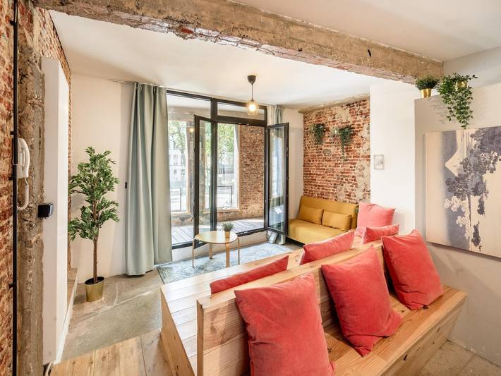 Appartement entier, Appartements industriels | 2 chambres | Wi-Fi | Ns in Anvers, Région d'Anvers