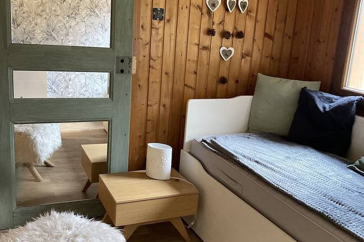 Gîte pour 4 personnes, avec sauna et jardin ainsi que balcon et jacuzzi, animaux acceptés dans Schnepfenried - 4