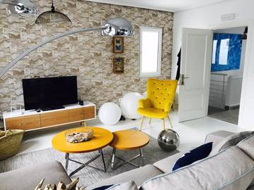 Gîte pour 5 personnes, avec vue et terrasse dans Elanchove