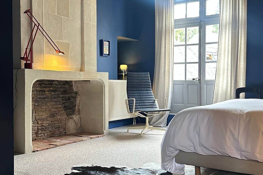 Guest Room Bleue - Auberge Radieuse in Azay-le-Rideau, Loire Valley
