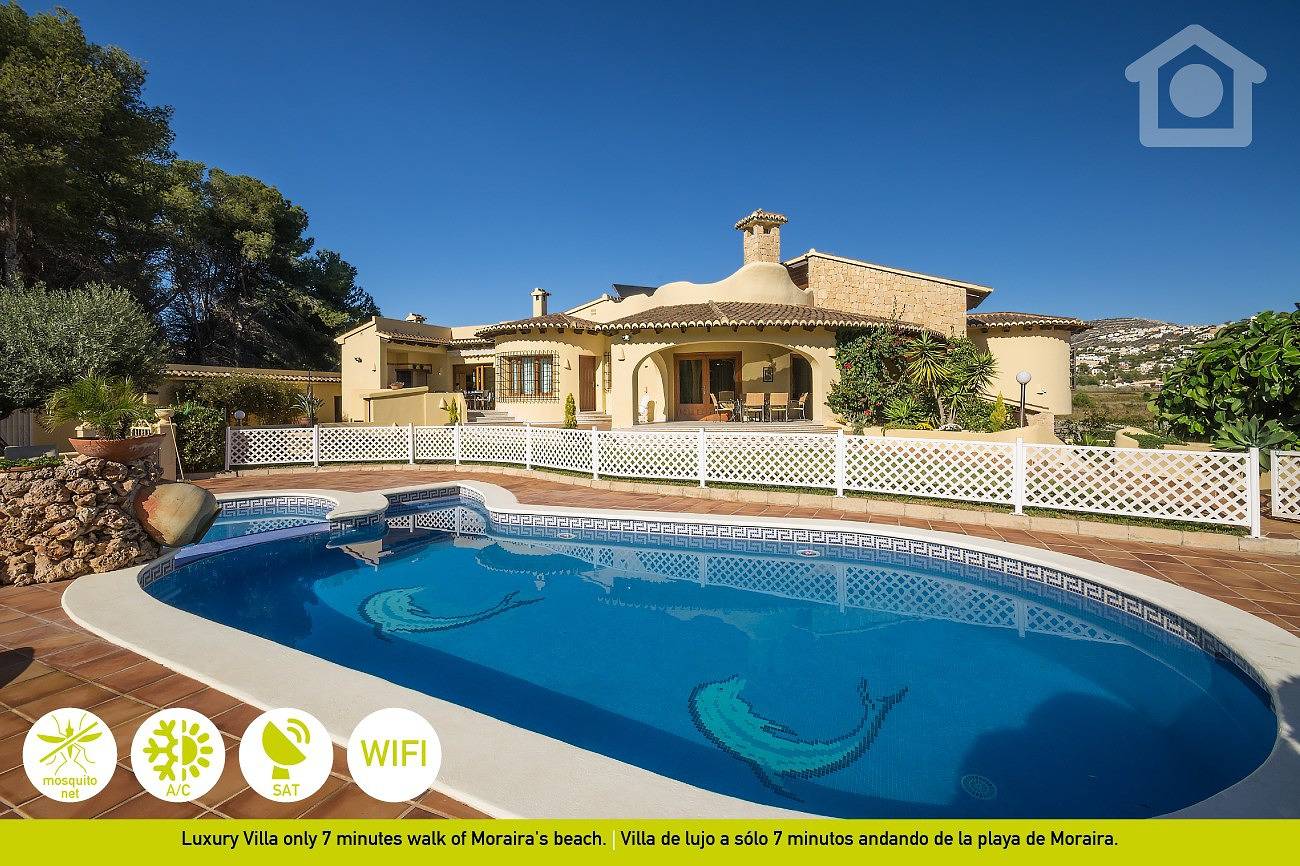 Villa pour 13 personnes avec terrasse in Teulada, Costa Blanca
