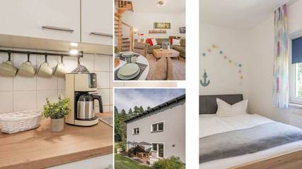 Ferienwohnung für 4 Personen, mit Garten und Terrasse, kinderfreundlich in Garz