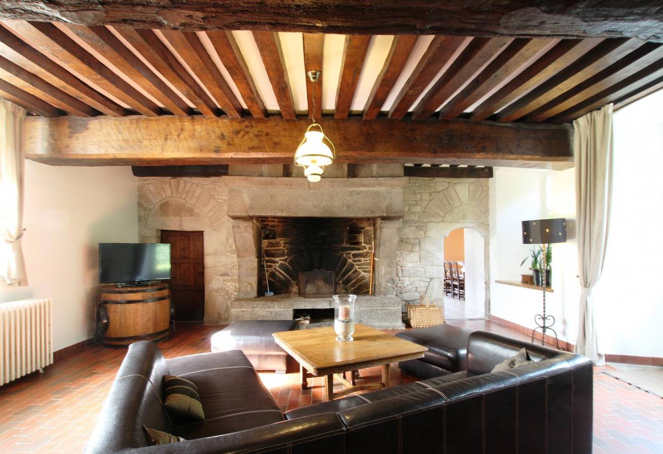 Le château de Briquebosq in Bricquebosq, Côte de la Déroute