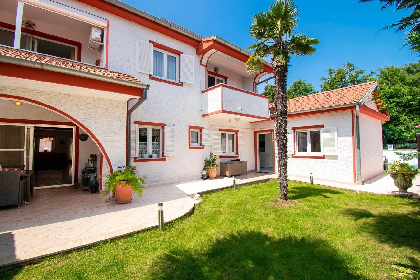 Villa Valis Aurea mit privatem Pool und großen Gar in Kukci, Porec und Umgebung