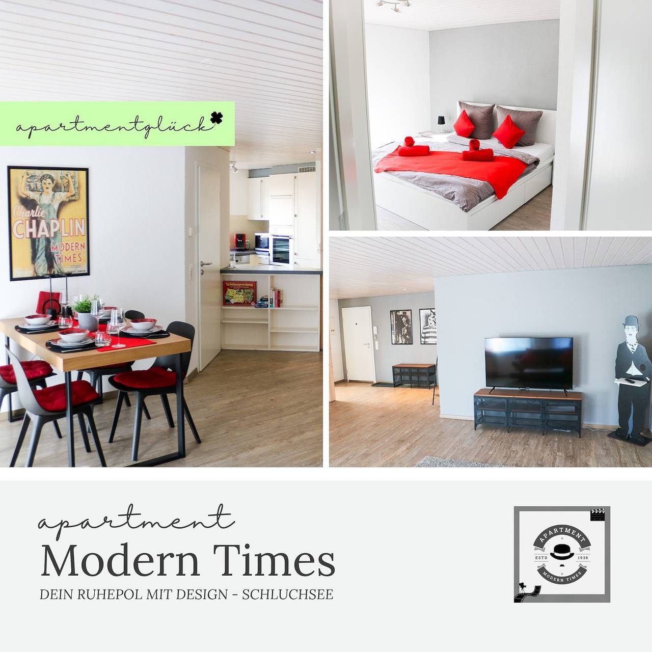 Ganze Wohnung, Design-Apartment "Modern Times" - zentral & ruhig in Schluchsee, Südschwarzwald