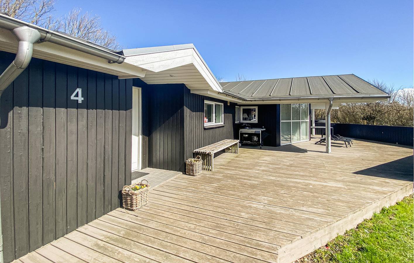 Ferienhaus für 6 Personen mit Terrasse in Kærgården, Limfjord in Nordjütland