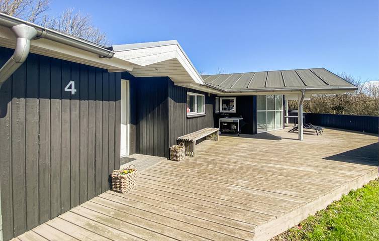 Ferienhaus für 6 Personen mit Terrasse in Kærgården, Limfjord in Nordjütland