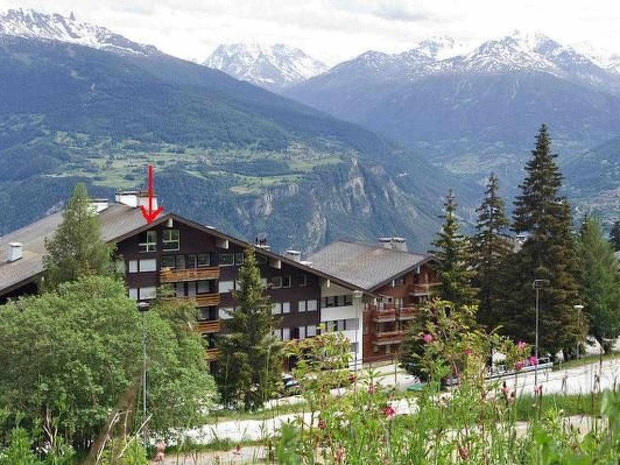 Ganze Wohnung, Ski-in Wohnung in Anzere mit Parkplatz in Anzère, Ayent