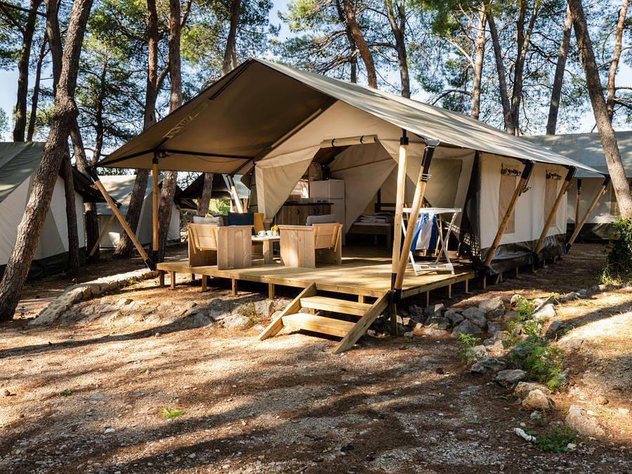 Krk Premium Camping Resort  - Tienda de lona y madera 5 personas - Krk - Tienda Safari Comfort in Krk Ciudad, Krk (isla)