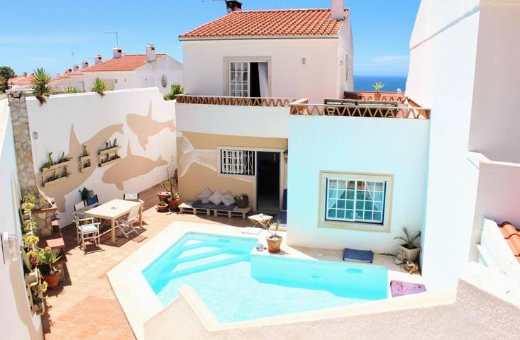 BnB für 3 Personen, mit Balkon und Terrasse sowie Garten und Pool in Metropolregion Lissabon