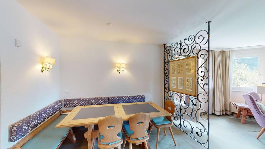 Ferienwohnung für 4 Personen, mit Balkon und Sauna in Zuoz - 3