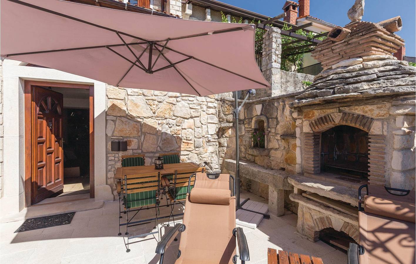 Maison de vacances pour 4 personnes avec terrasse in Fuskulin, Région de Porec