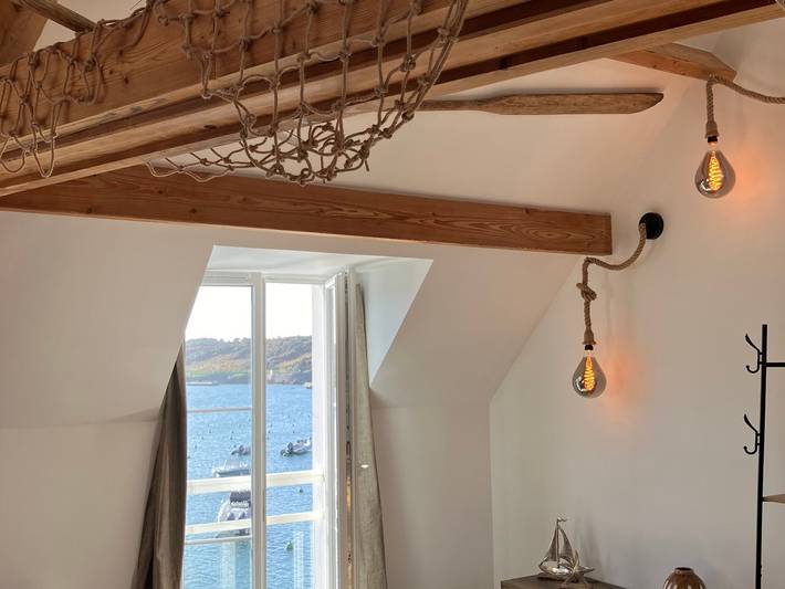 Ganze Wohnung, Wohnung mit Blick auf Hafen von Sauzon, Wifi, 1 Schlafzimmer in Sauzon, Côte des Mégalithes